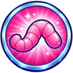 Depth Incremental 2x Worms game pass icon showing a pink worm